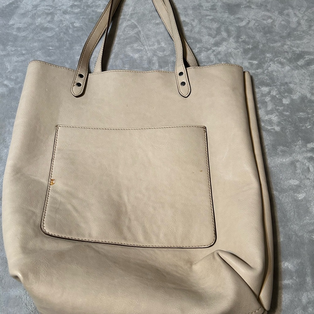 Abercrombie & Fitch Neutral Beige Tote Bag